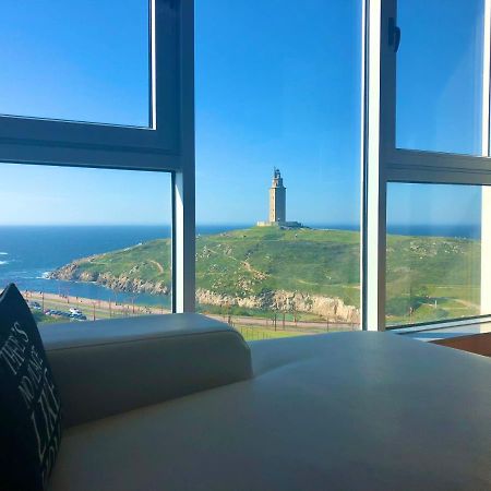 Parking, Vistas Al Mar Y Tres Habitaciones Ла-Корунья Экстерьер фото