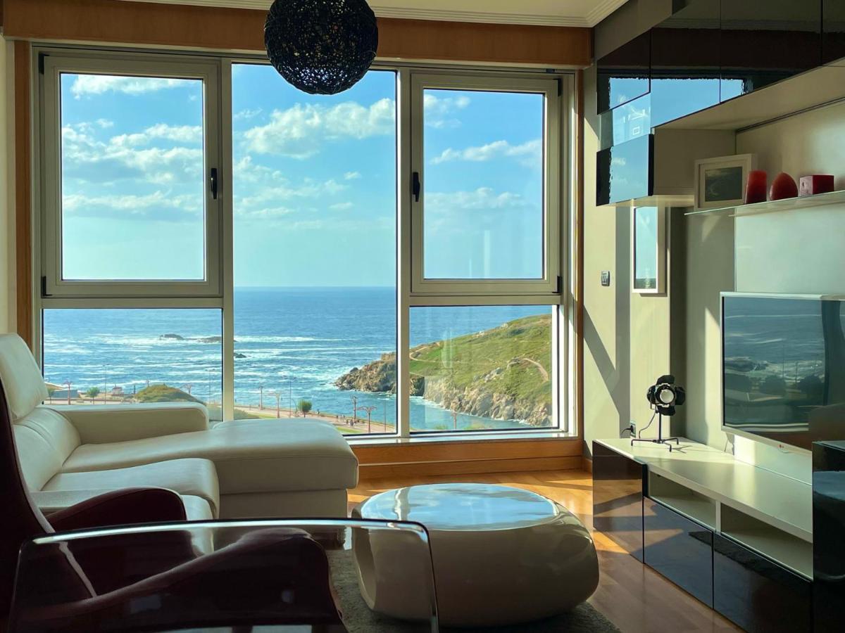 Parking, Vistas Al Mar Y Tres Habitaciones Ла-Корунья Экстерьер фото